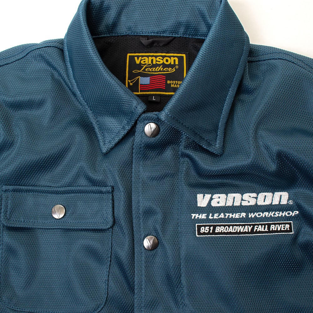TVS2603S メッシュコーチジャケット | vansonleathers