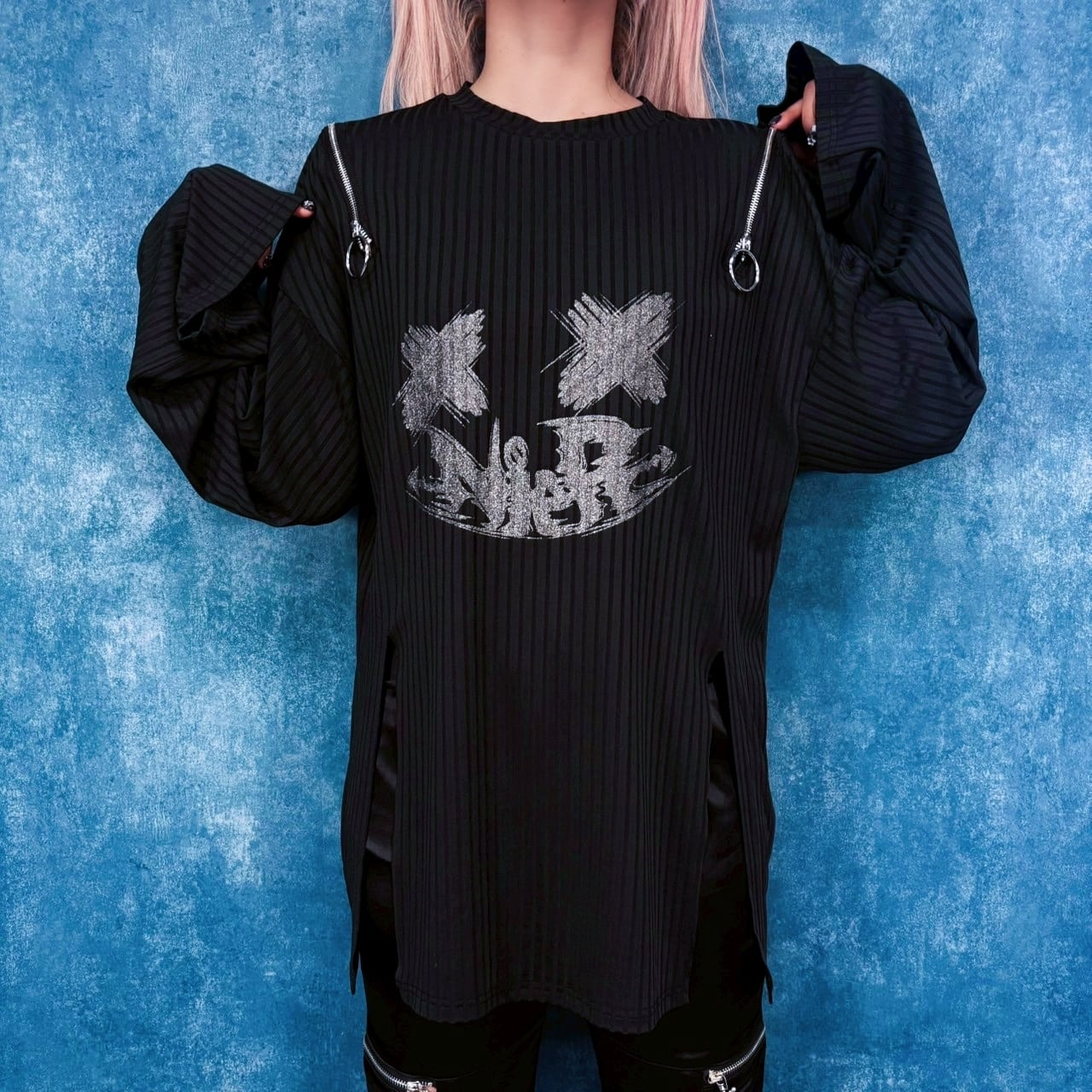 年末スペシャル新作SALE祭》NIER FACE SLIT ZIP DESIGN TOPS | NIER