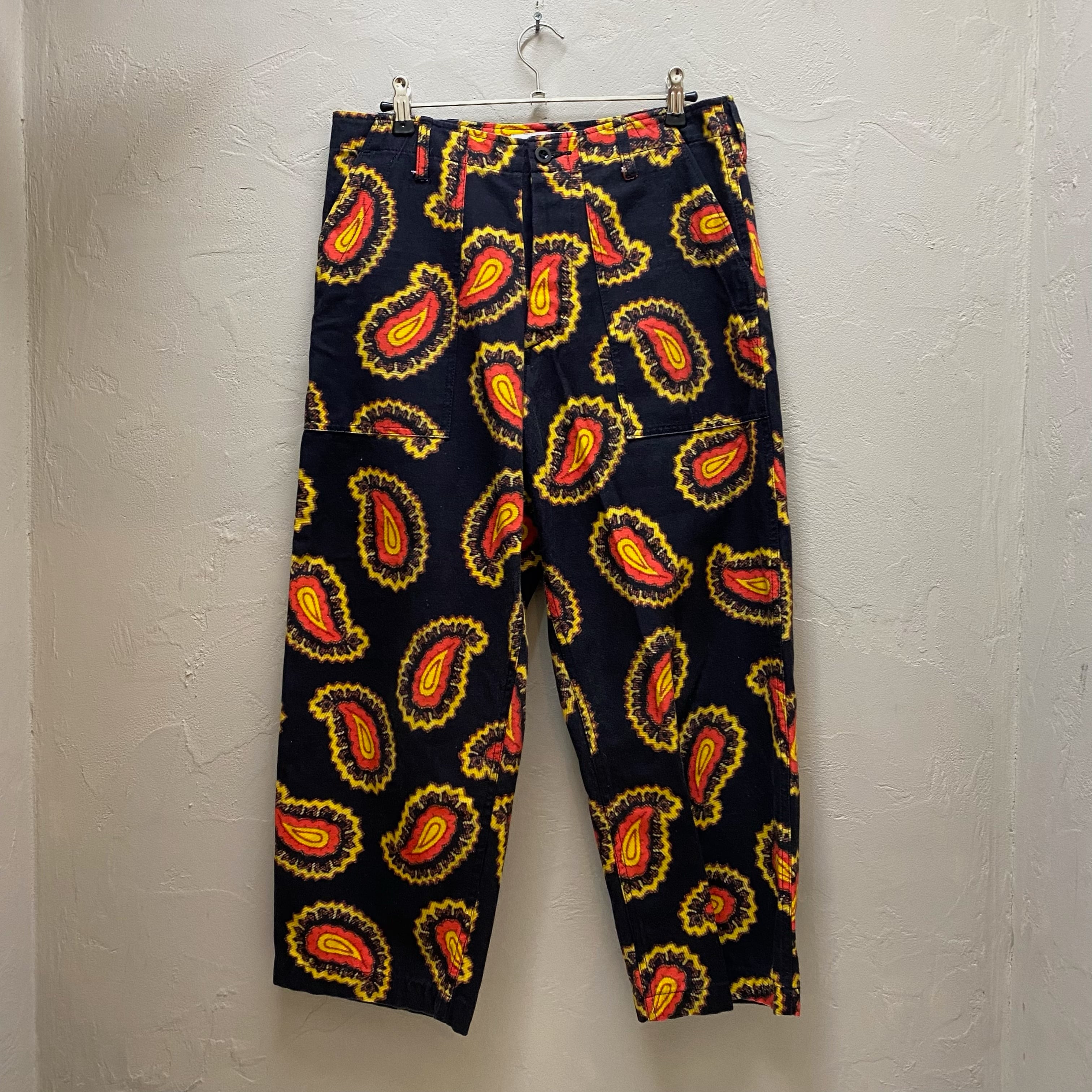 TOGA PULLA トーガ プルラ Inner Print Pants Paizley プリント  