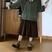 コーデュロイキュロットパンツ ・12552