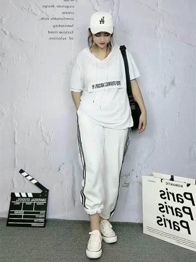 プリントカジュアルフードルーズトップス 大きめサイズ ミックスインファッション32658893078