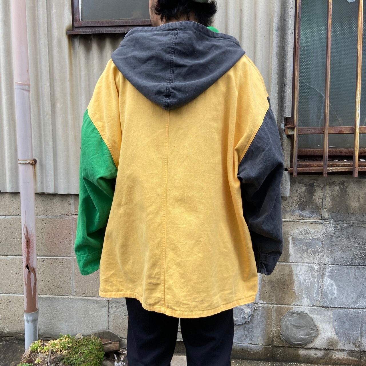 ビッグサイズ 90年代 URBAN ACTIVE クレイジーパターン コットンツイル 