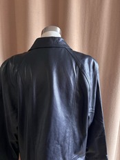 fabric from italy lamb leather jacket-4396-10
