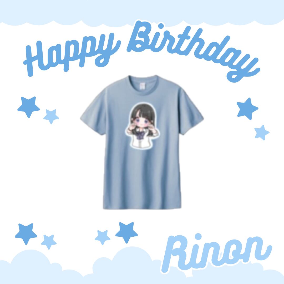 【現場受取】ROOKEY♡ROOKEYS 星奈りのん・2026生誕祭Tシャツ(サイン券付)