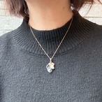 【ホリデーボックス】小さなつぶつぶサークルピアスorイヤリング&ネックレス　サージカルステンレス　スノーブルー