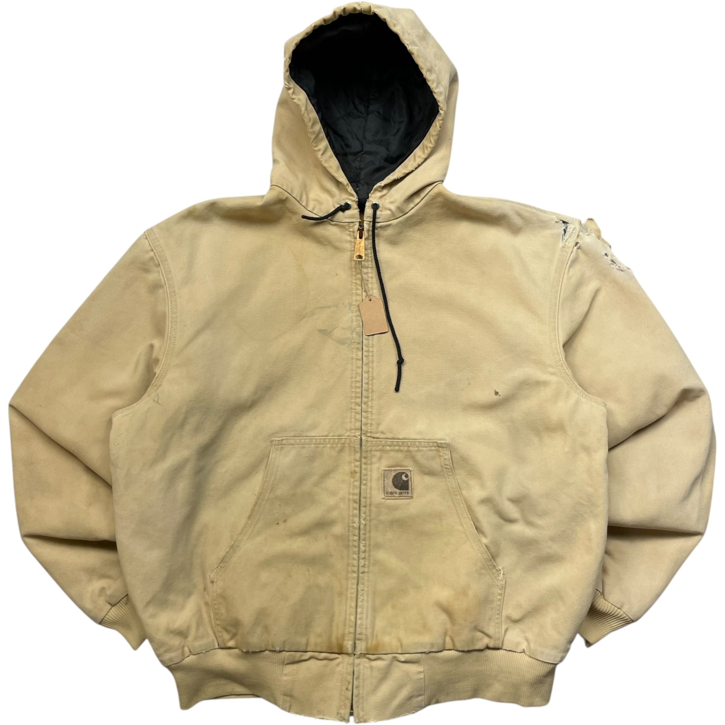 《L》 Carhartt カーハート アクティブジャケット ワークジャケット ブラウン 90年代 vintage no.8963