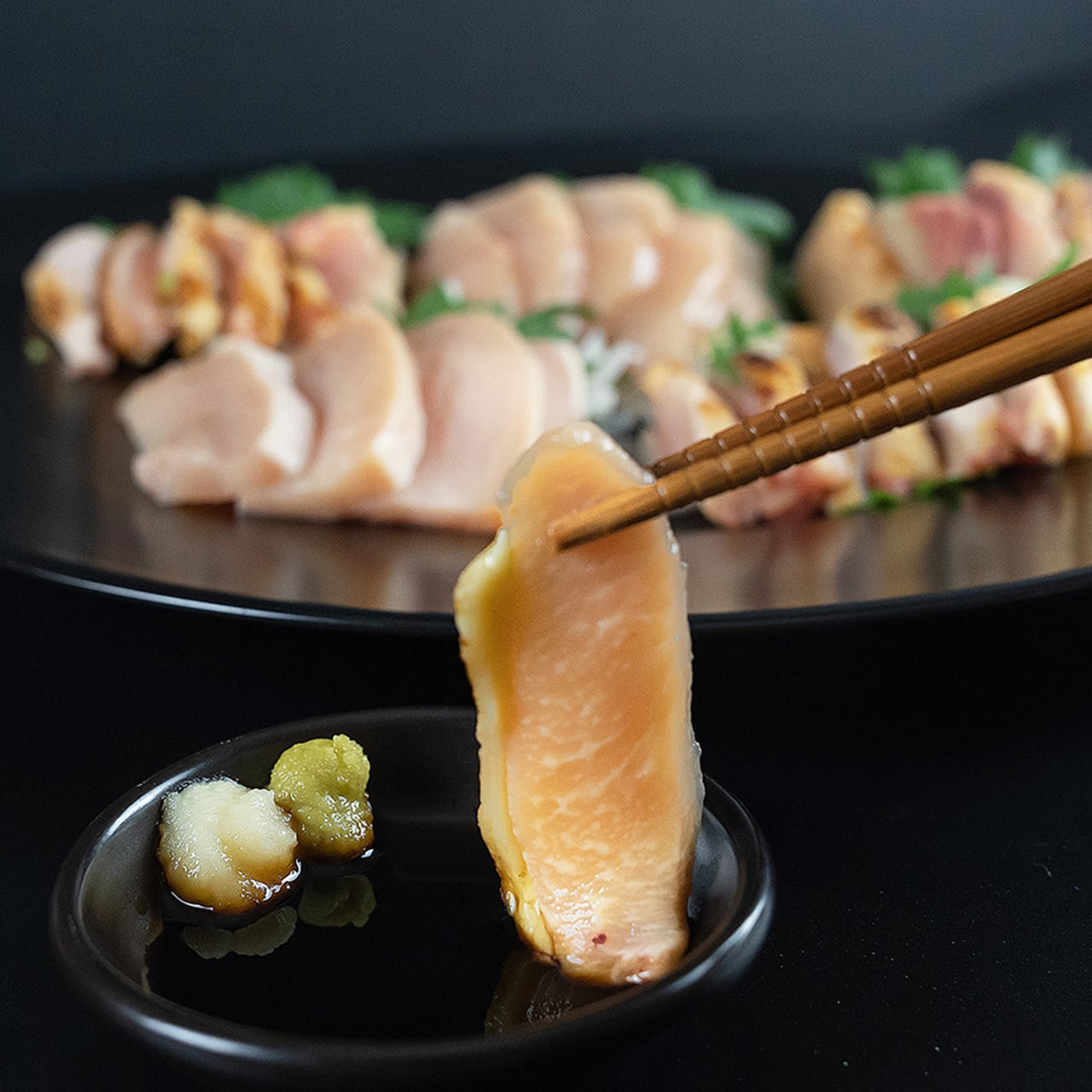 これぞ本場の鶏刺し！大摩桜 王道のモモ・ムネ【セット：鶏刺し160g×4P