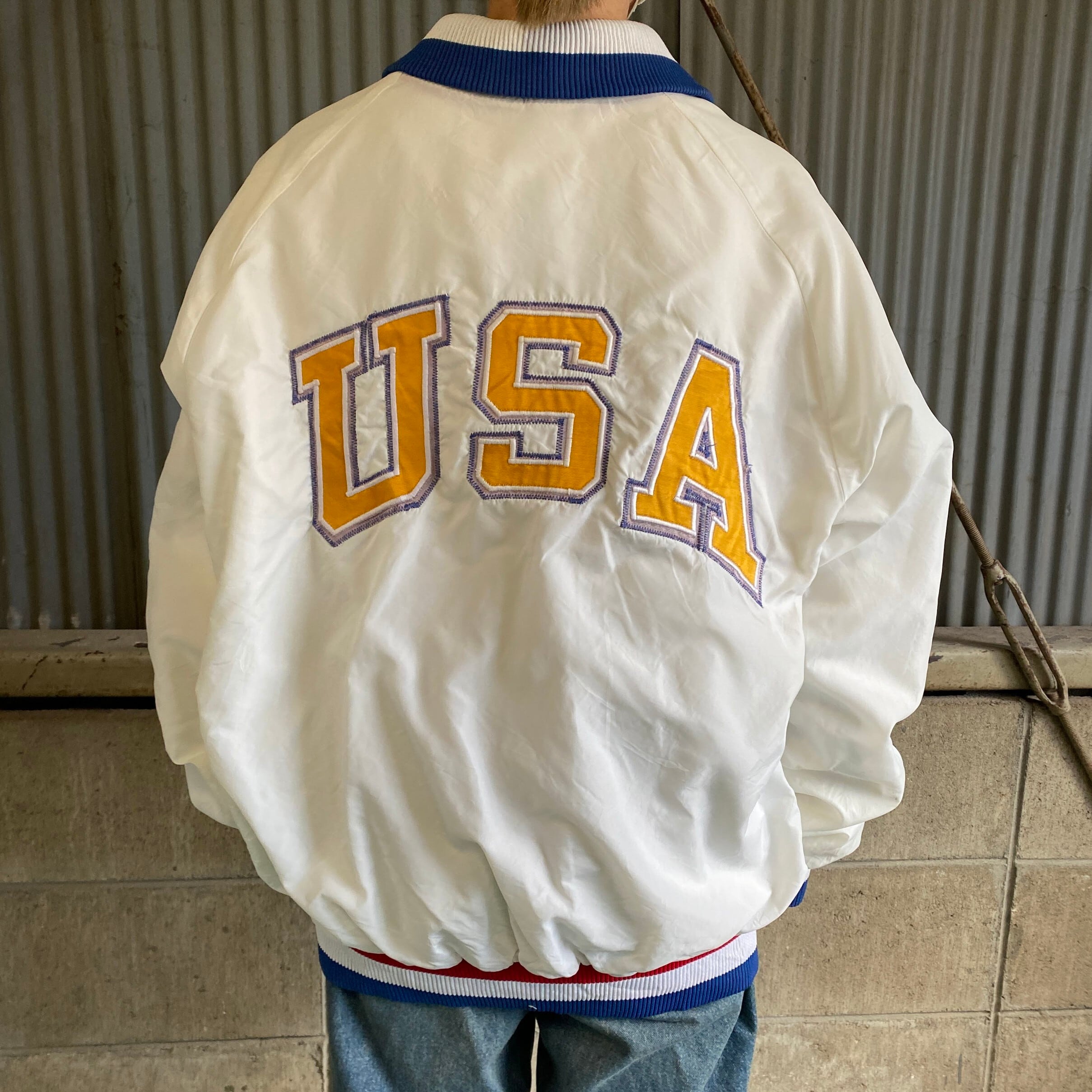 80年代 USA製 チャンピオン JUDO USA ロゴ バック刺繍 ナイロン ...