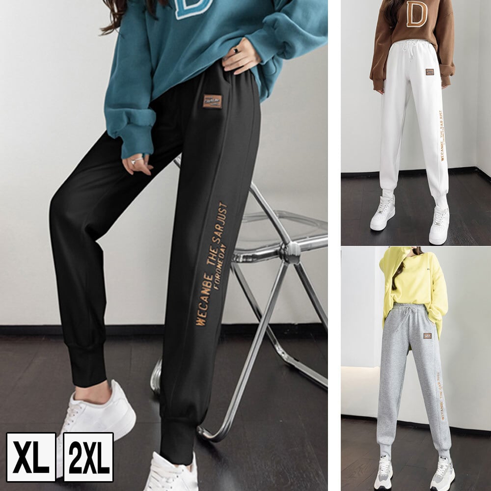 サイドロゴ スウェット パンツ レディース 秋冬 大人 カジュアル スポーツ 運動 かわいい おしゃれ きれいめ ルームウェア 大人可愛い 大人女子