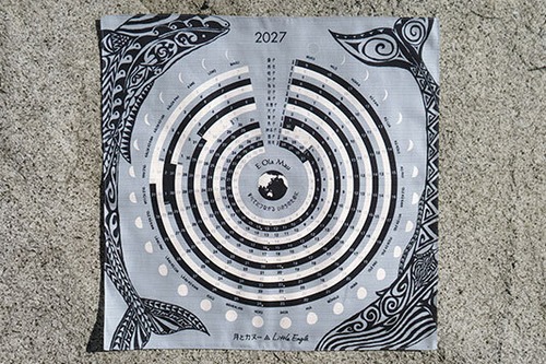 Moon Circle Calendar 2027（月とカヌー）:ムーンサークルカレンダー