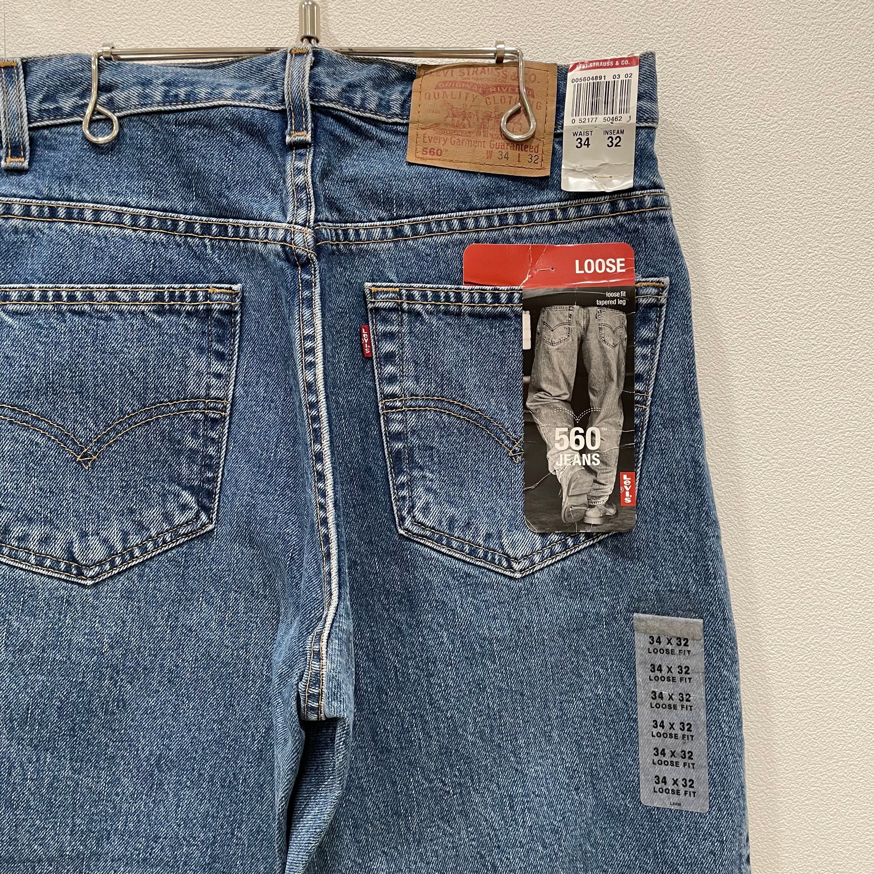 Dead Stock" Levi's 560 denim W34×L32 Y1 | one day store