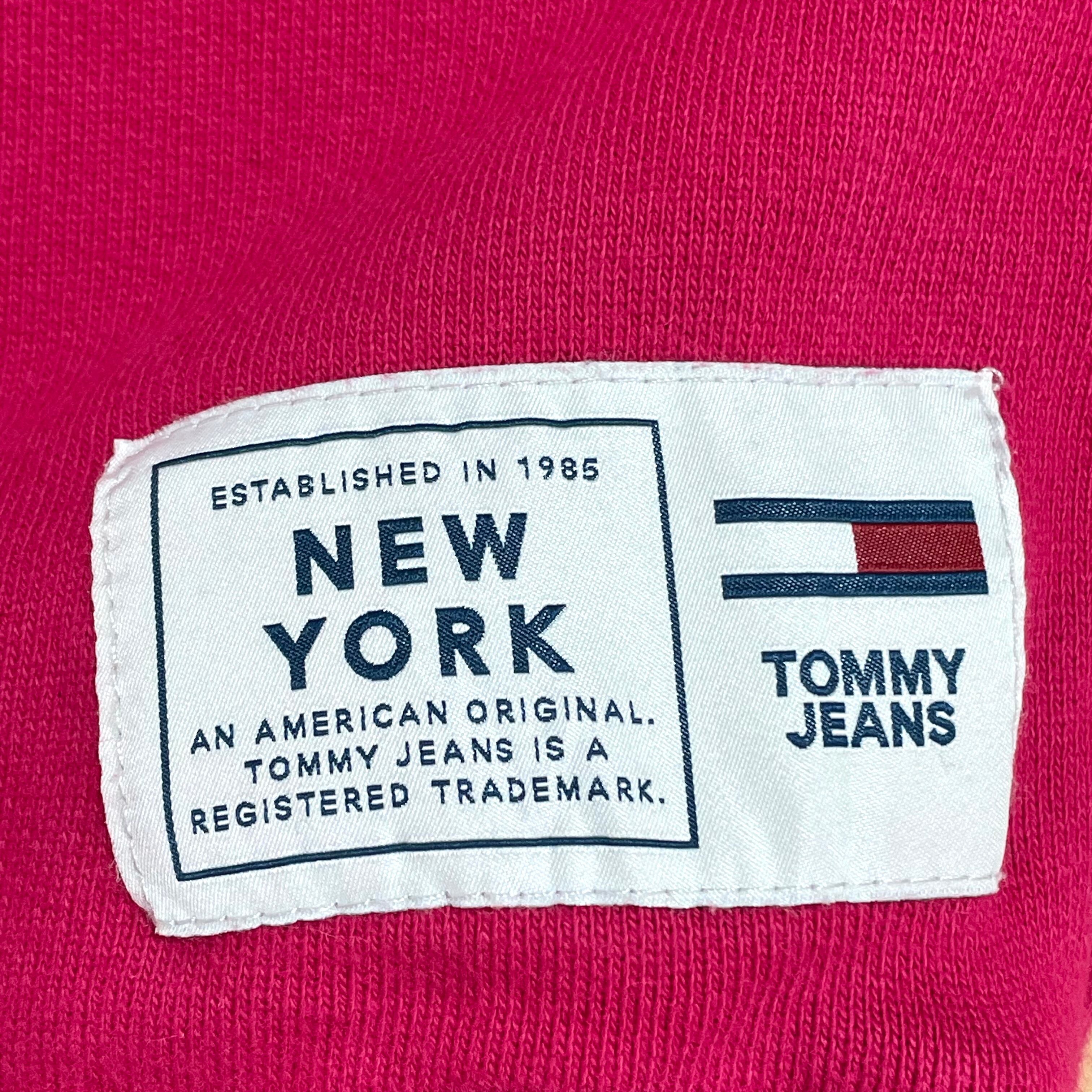 TOMMY JEANS】 トルコ製 刺繍ロゴ スウェット トレーナー プルオーバー