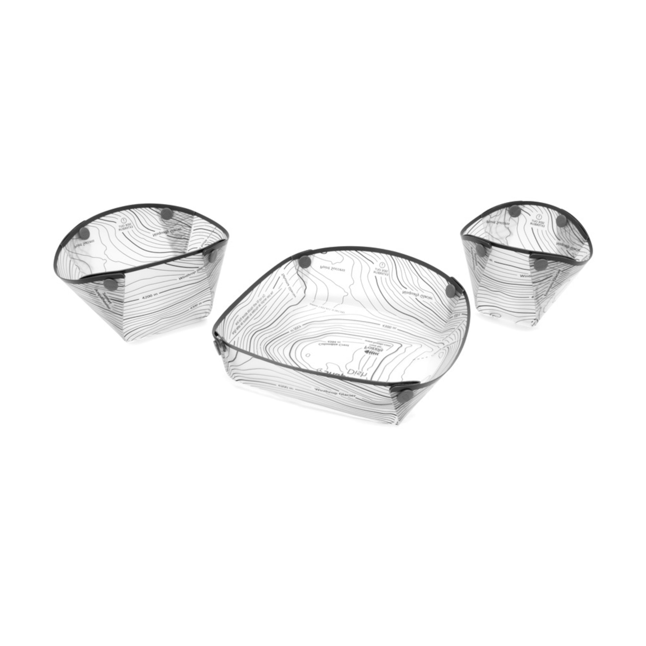 折り紙のような食器&まな板「スナップフォールド ソロパック」