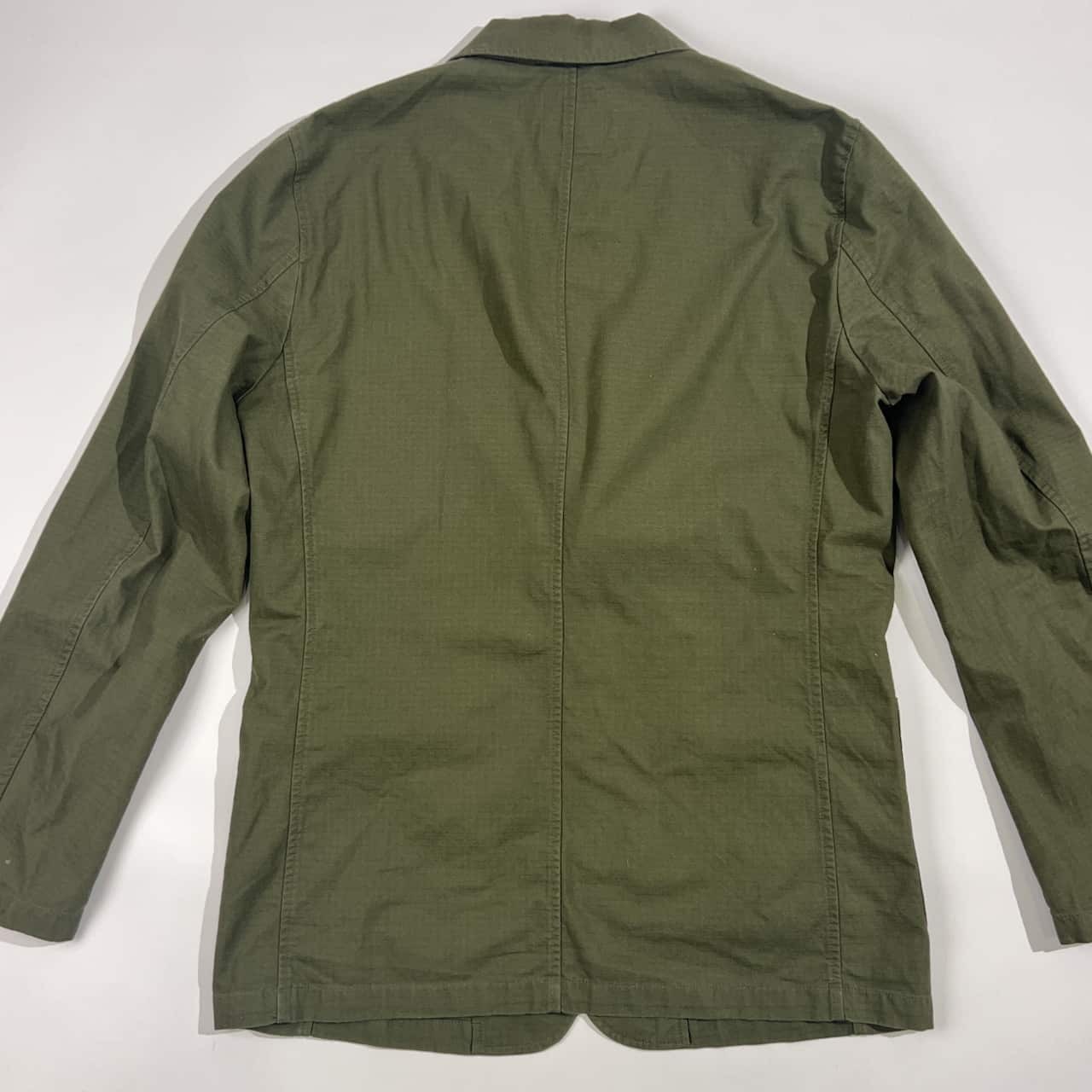 nano BASE ナノベース 3B テーラードジャケット M/カーキ メンズ