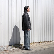 BOWBOW(バウワウ)UNIQUE POCKET CHECKED FLANNEL SHIRT AGED,FER GRITGEAR PANTS AGEDコーディネート