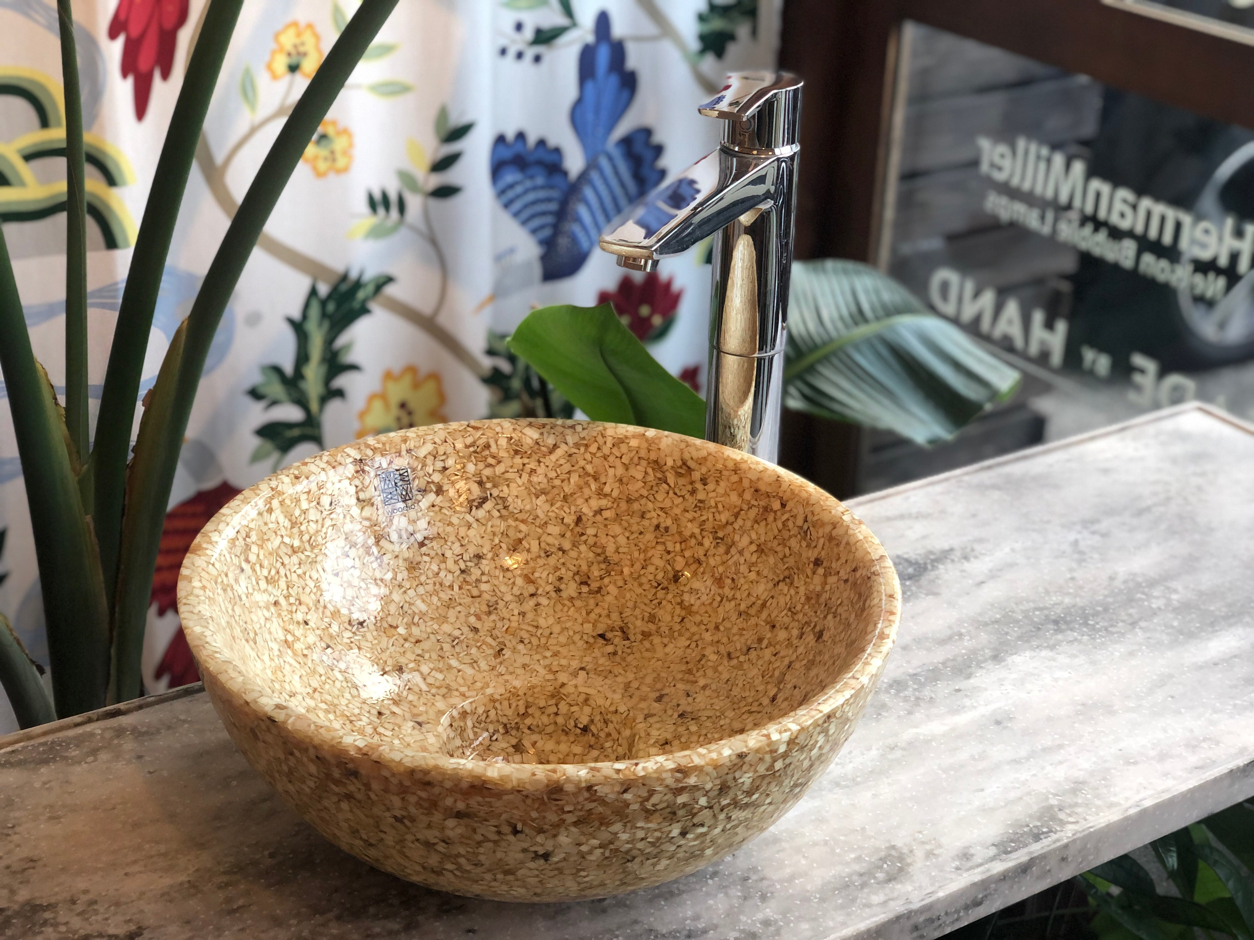 woodio フィンランド製洗面ボール丸型40 | FIKA DECOR