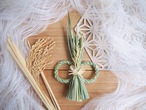お正月飾り・∞稲穂付き