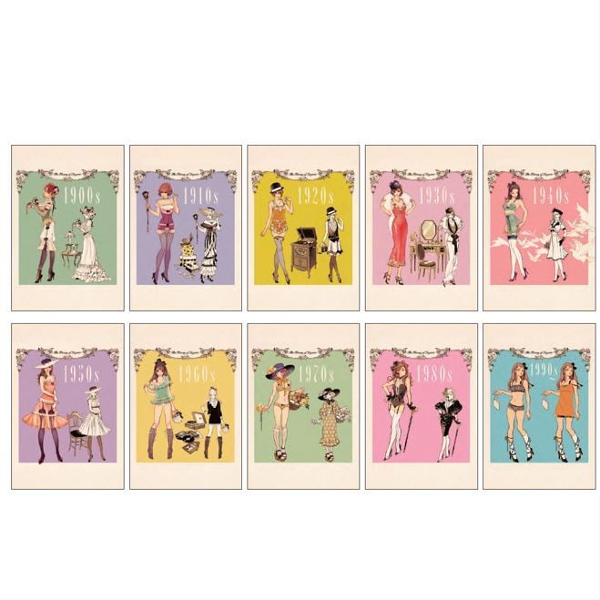 マツオヒロミ展 マイガーランド ポストカードセット(A)