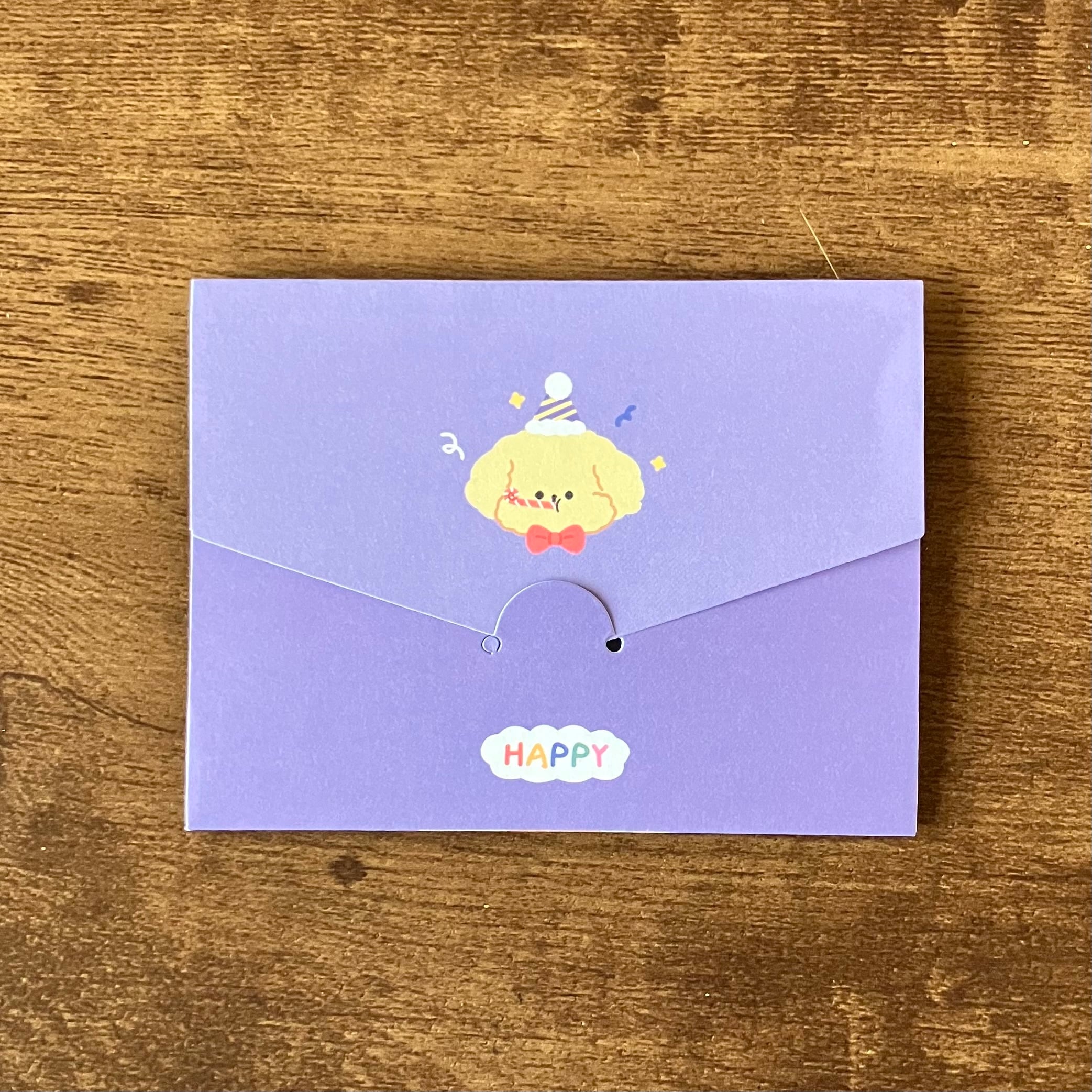 折りたたみメッセージカード　輸入品