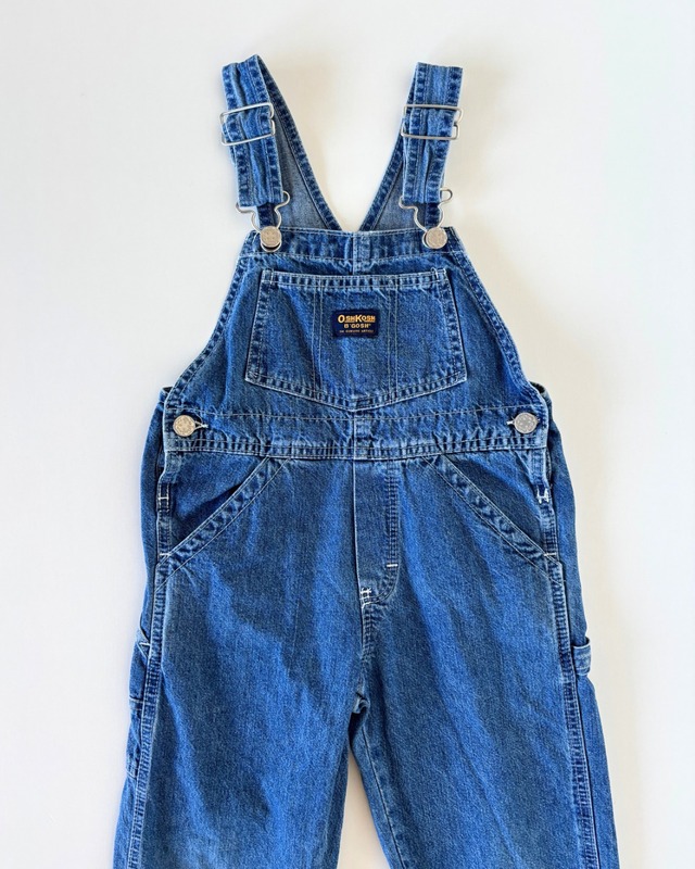 【5T・vintage 】OshKosh デニムオーバーオール