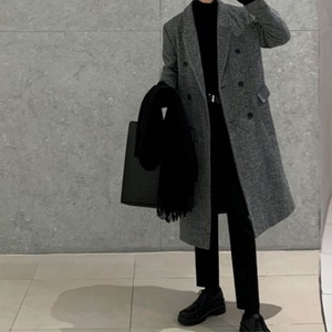 ヘリンボーンチェスターコート　MT0080008