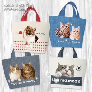 猫さん☆ミニトート（全面プリント／両面プリント）