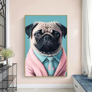 Canvas poster  -pink jacket-　　art-44