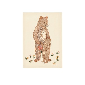 CORAL&TUSK [Mama Bear And Cub Card] クマの親子 グリーティングカード (コーラル・アンド・タスク)