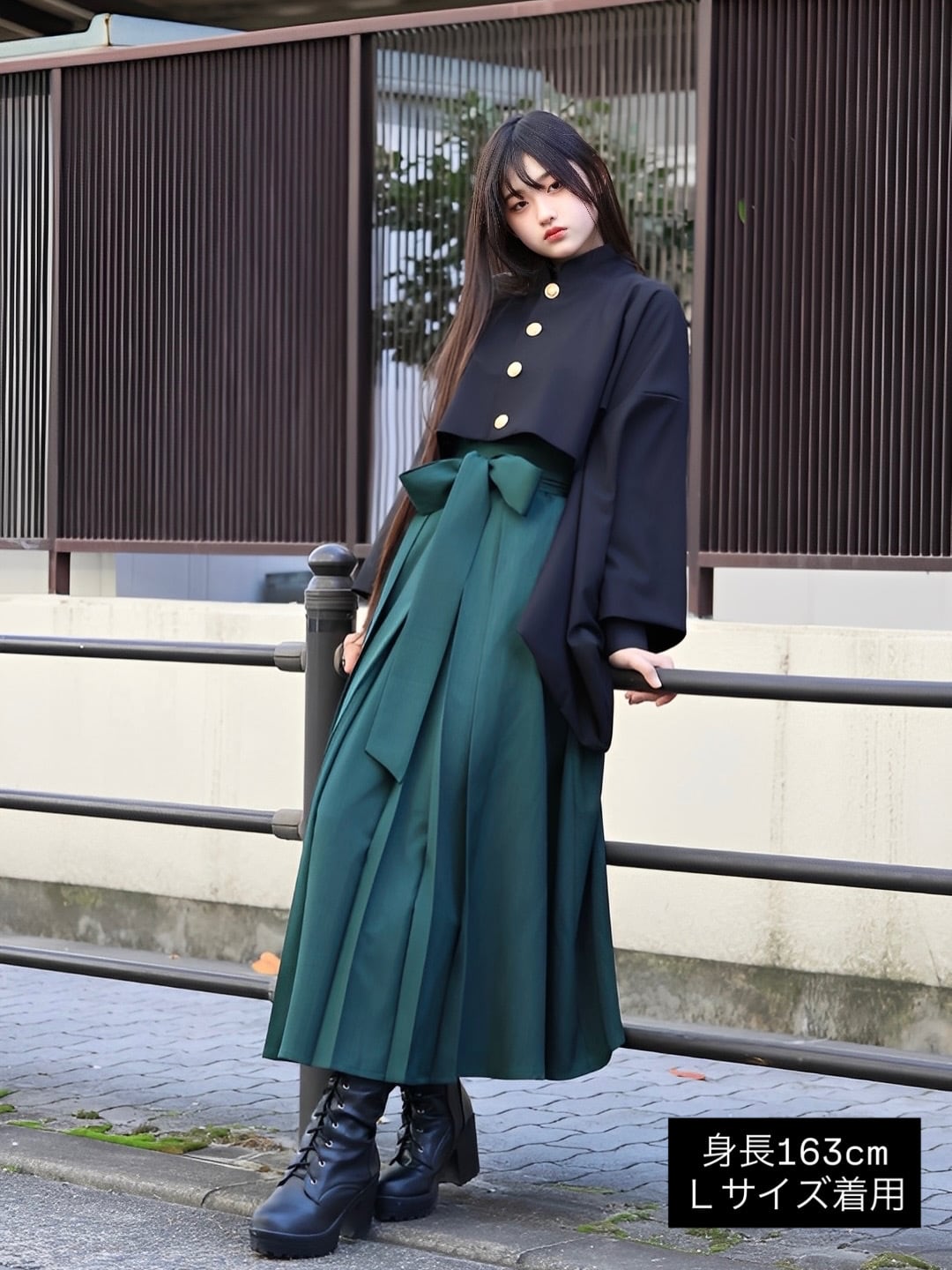 袴スカート 深緑 | MISAMARU