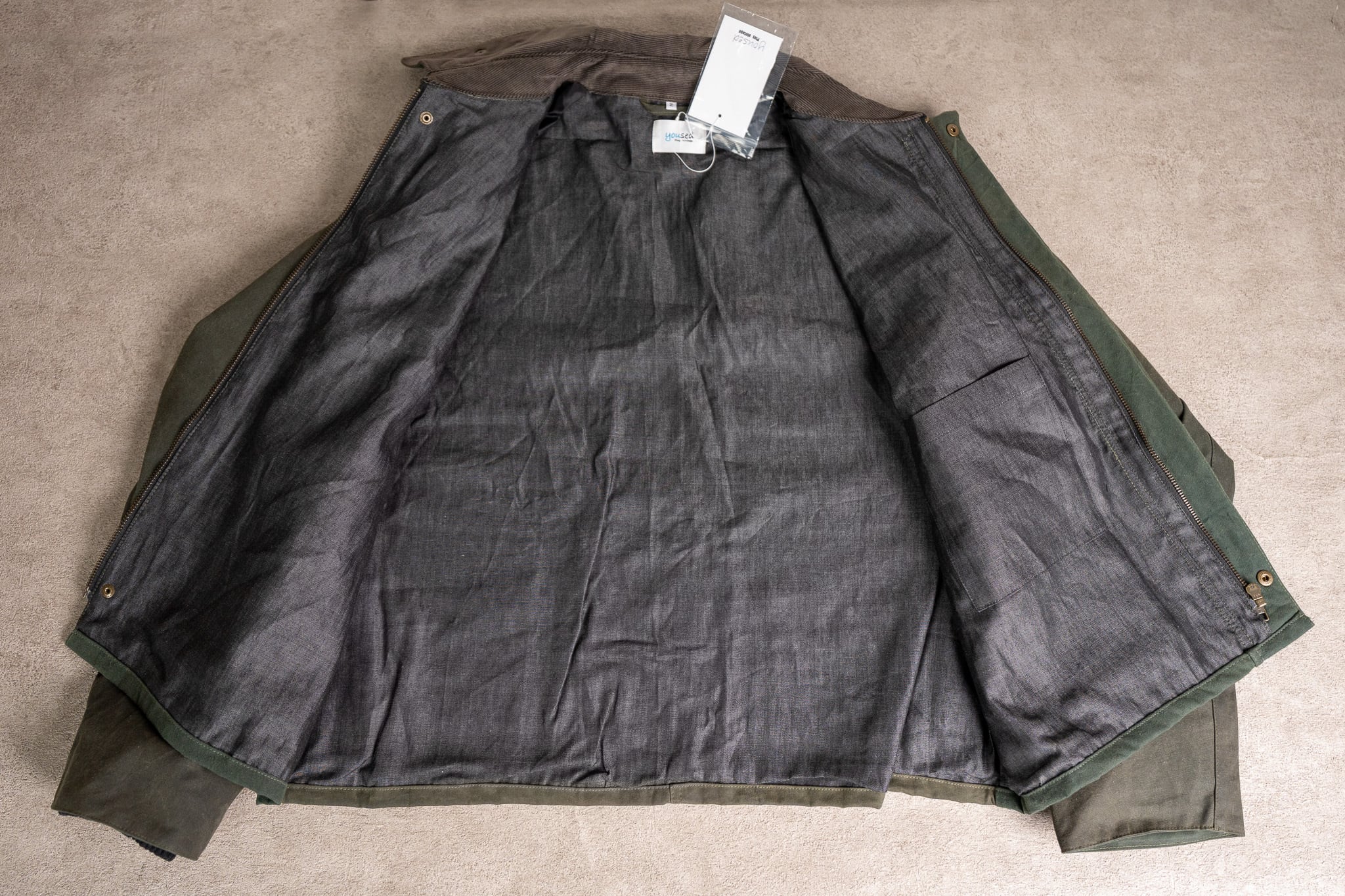 yoused】REMAKE OILED FISHING JACKET 