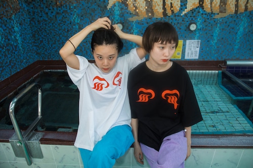 乳首温泉Tシャツ　白