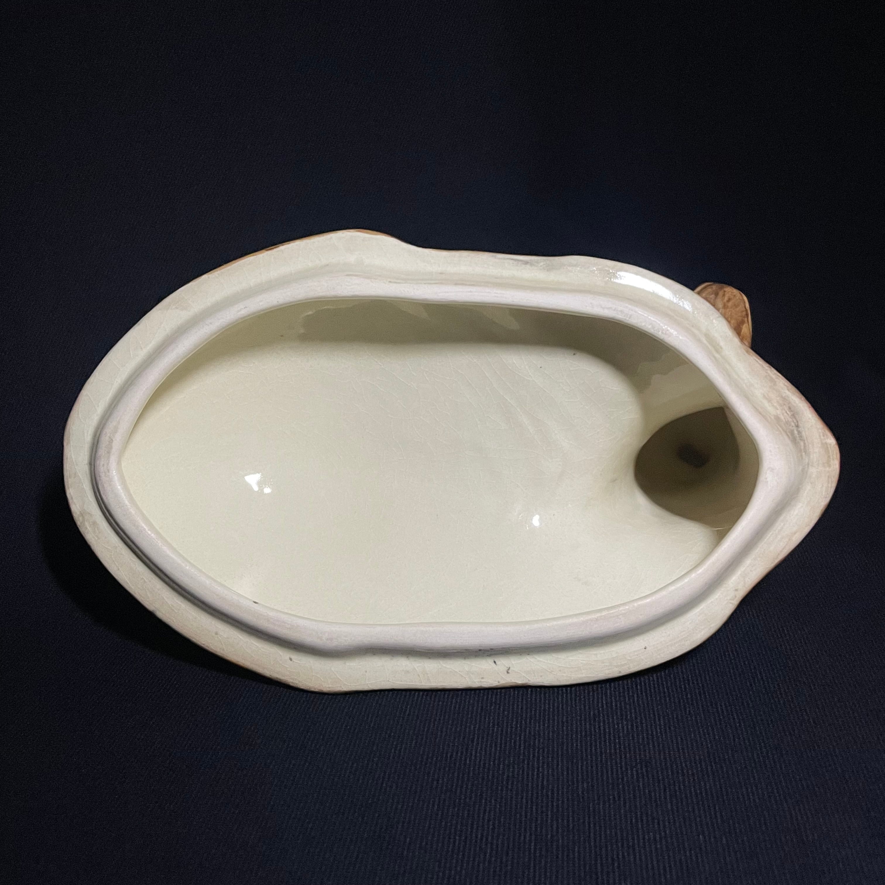 Terrine de Michel Caugant ,Cerf en céramique/ミシェルコーガン