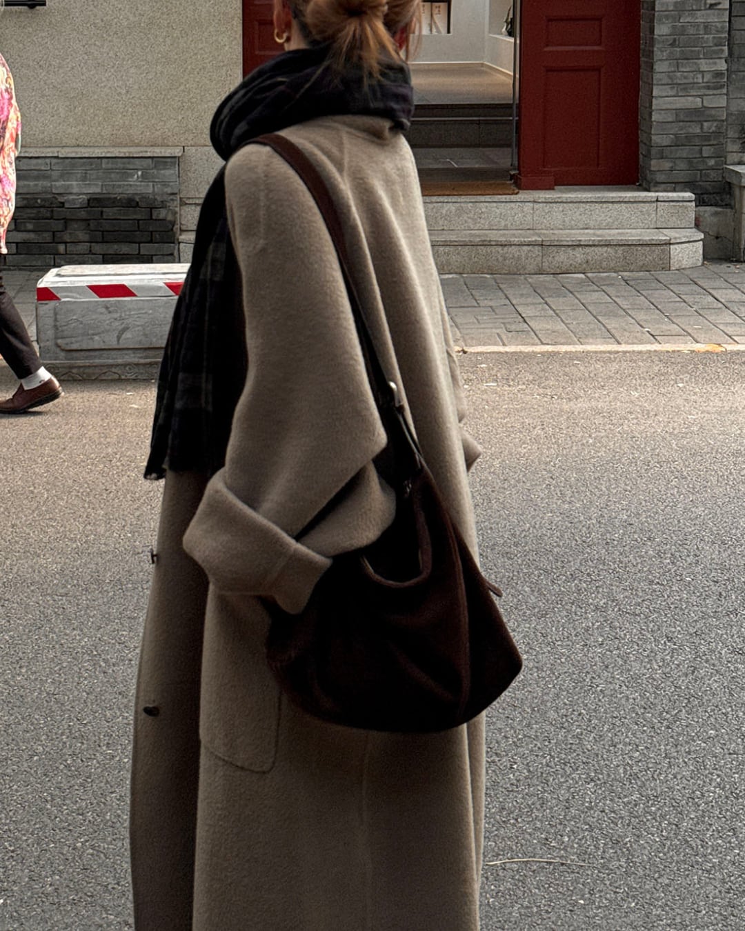 ワイドスリーブロングコート A25135