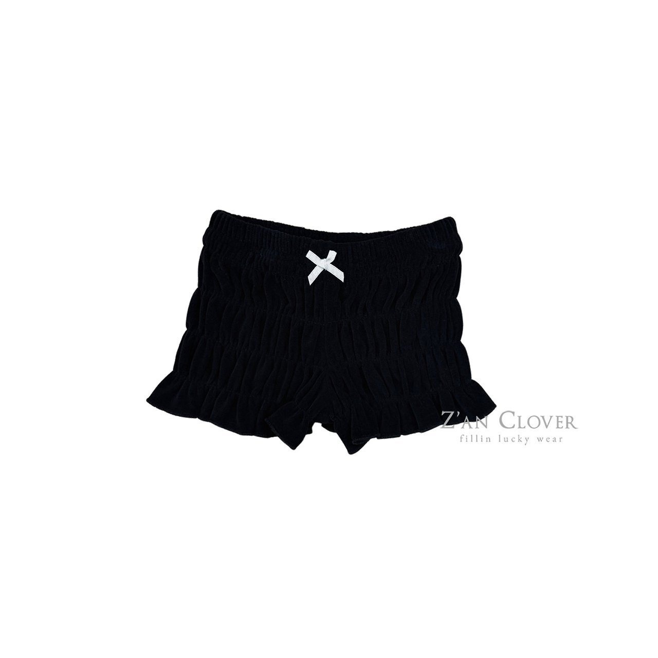 ZAN CLOVER［取寄］velour shirring short pants 26winter