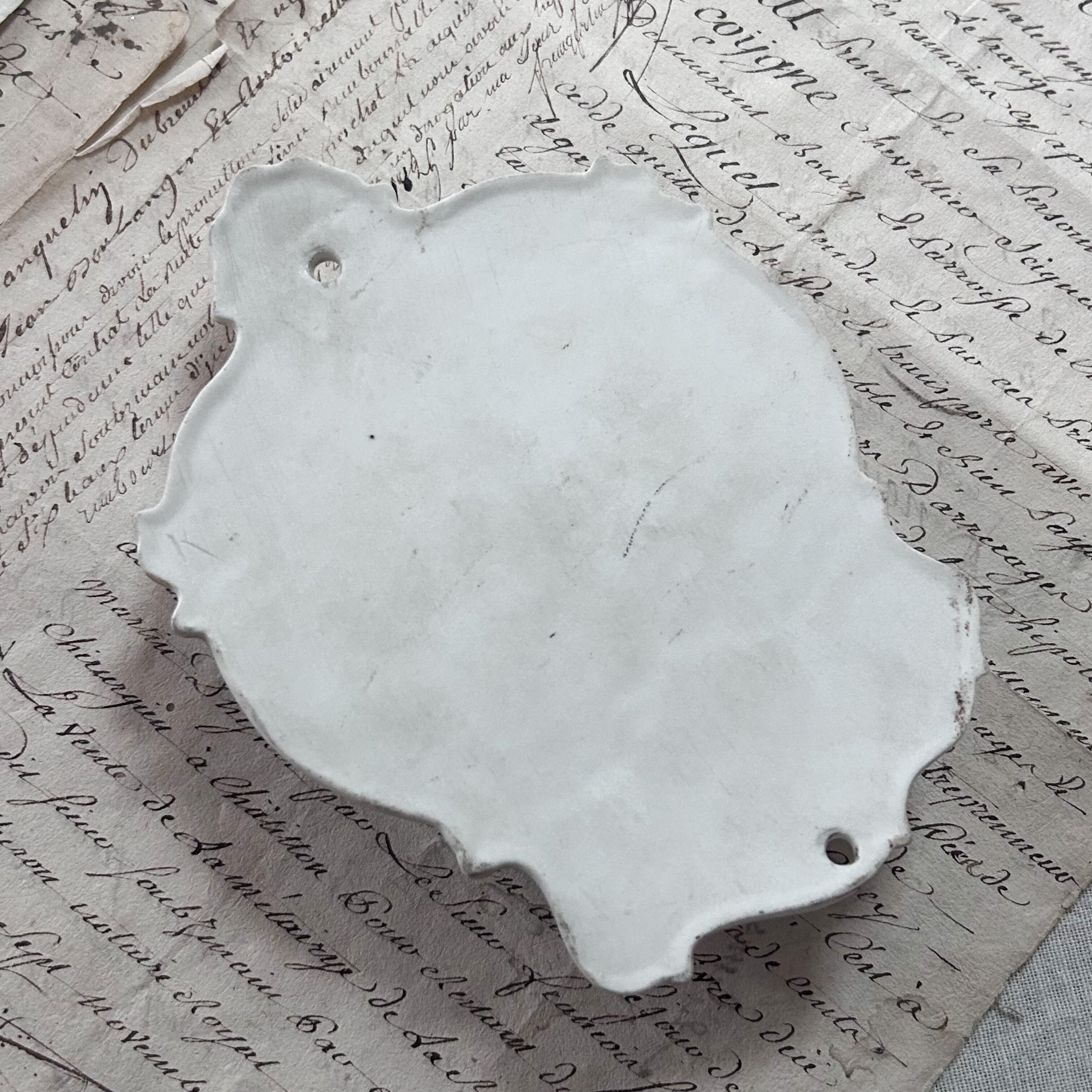 フランスアンティーク】ハンドペイントの花々が美しい聖水盤 | ｱﾝﾃｨｰｸ