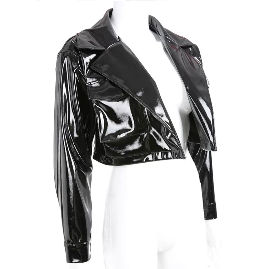 取り寄せ商品】エナメルショートジャケット | lalabostyle 取り寄せ商品】エナメルショートジャケット | lalabostyle