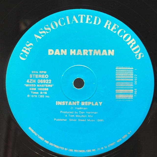 Dan Hartman / Instant Replay / Vertigo/Relight My Fire [4ZH 06922] - 画像2