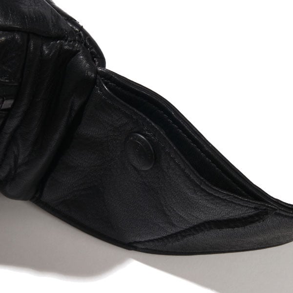 RUDE GALLERY BLACK REBEL : OUTSIDERS LEATHER WAIST BAG | Gusset