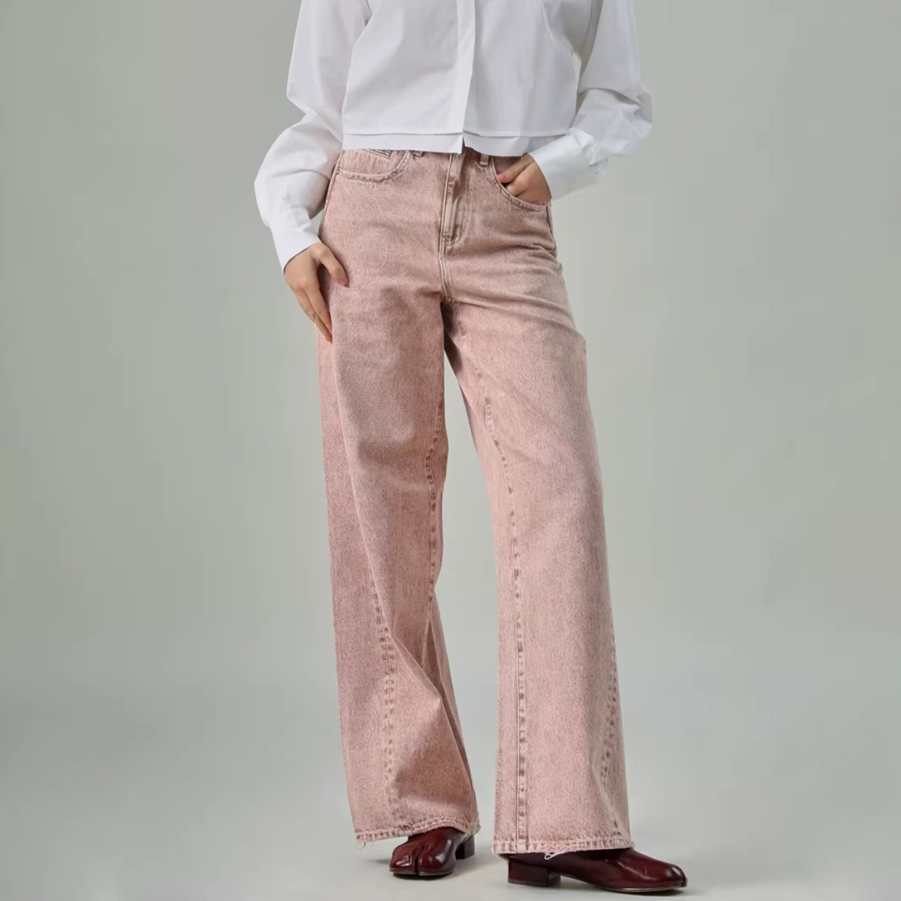 ストレート フルレングス デニムパンツ 00069・画像9