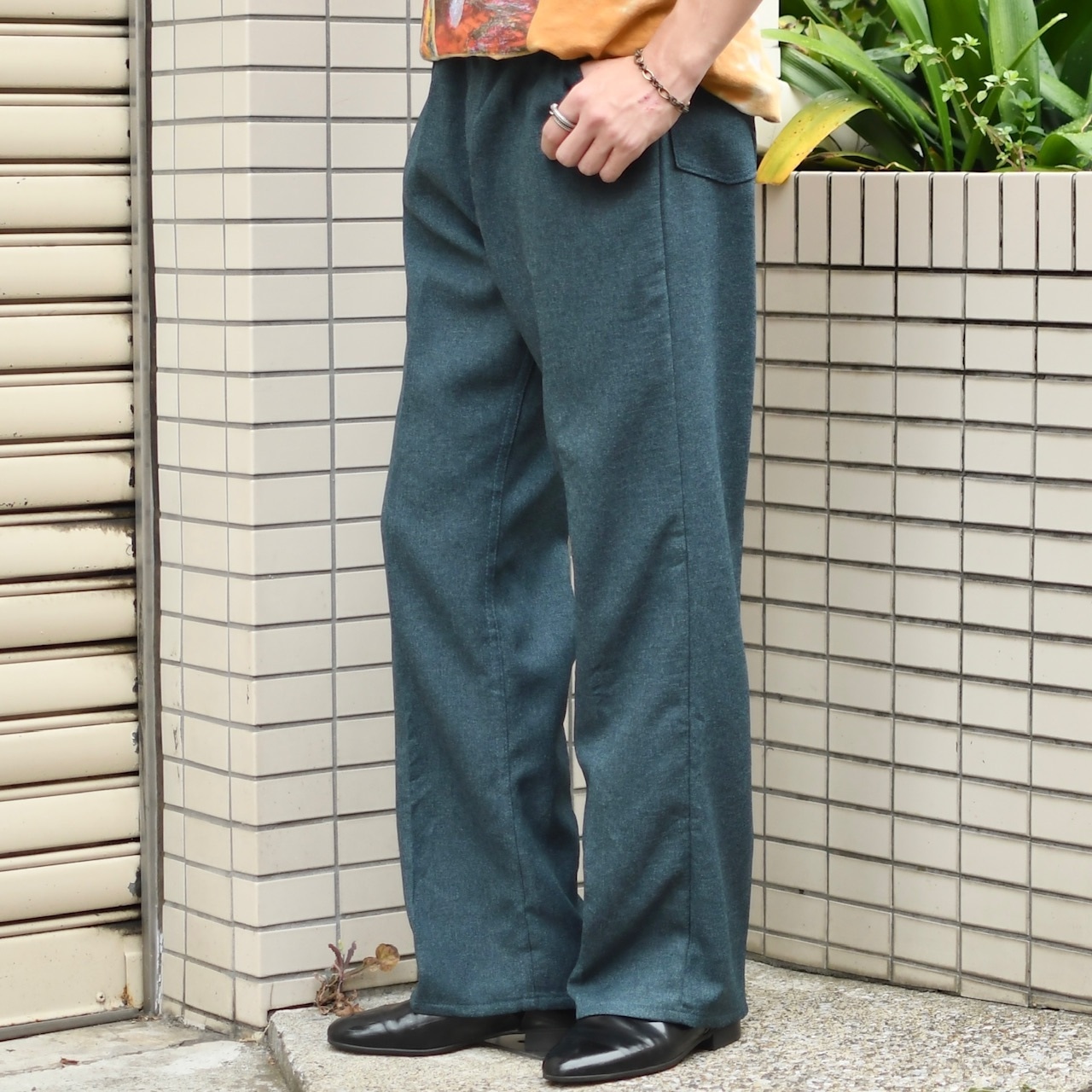 80's~ Wrangler launcher pants blue