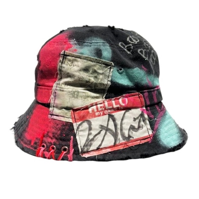 【ZAC VARGAS 】 Graffiti Bucket HAT Limited Edition