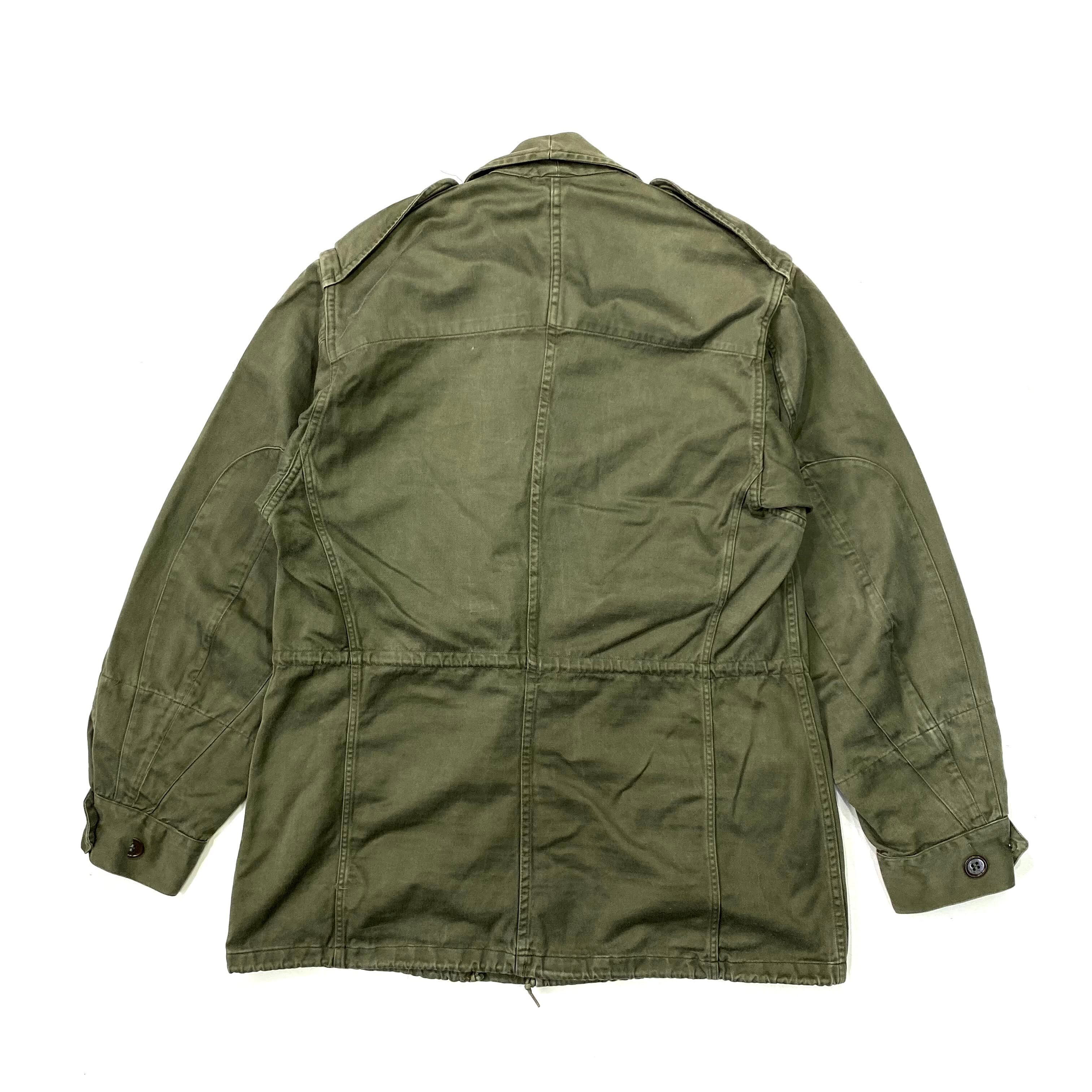 60年代 フランス軍 M-64 SATIN300 フィールドジャケット メンズL相当 S.C.E.C.A.M. PARIS 1968 古着 モッズコート ユーロミリタリージャケット 60s ヴィンテージ ビンテージ カーキ セージグリーン【ミリタリージャケット】【AL20】 | cave 古着屋【公式】古着通販サイト 60年代 フランス軍 M-64 SATIN300 フィールドジャケット メンズL相当 S.C.E.C.A.M. PARIS 1968 古着 モッズコート ユーロミリタリージャケット 60s ヴィンテージ ビンテージ カーキ セージグリーン【ミリタリージャケット】【AL20】 | cave 古着屋【公式】古着通販サイト