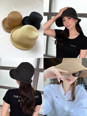 アウトレット・バイザーロールアップHAT ¥5,400+tax→￥2,500