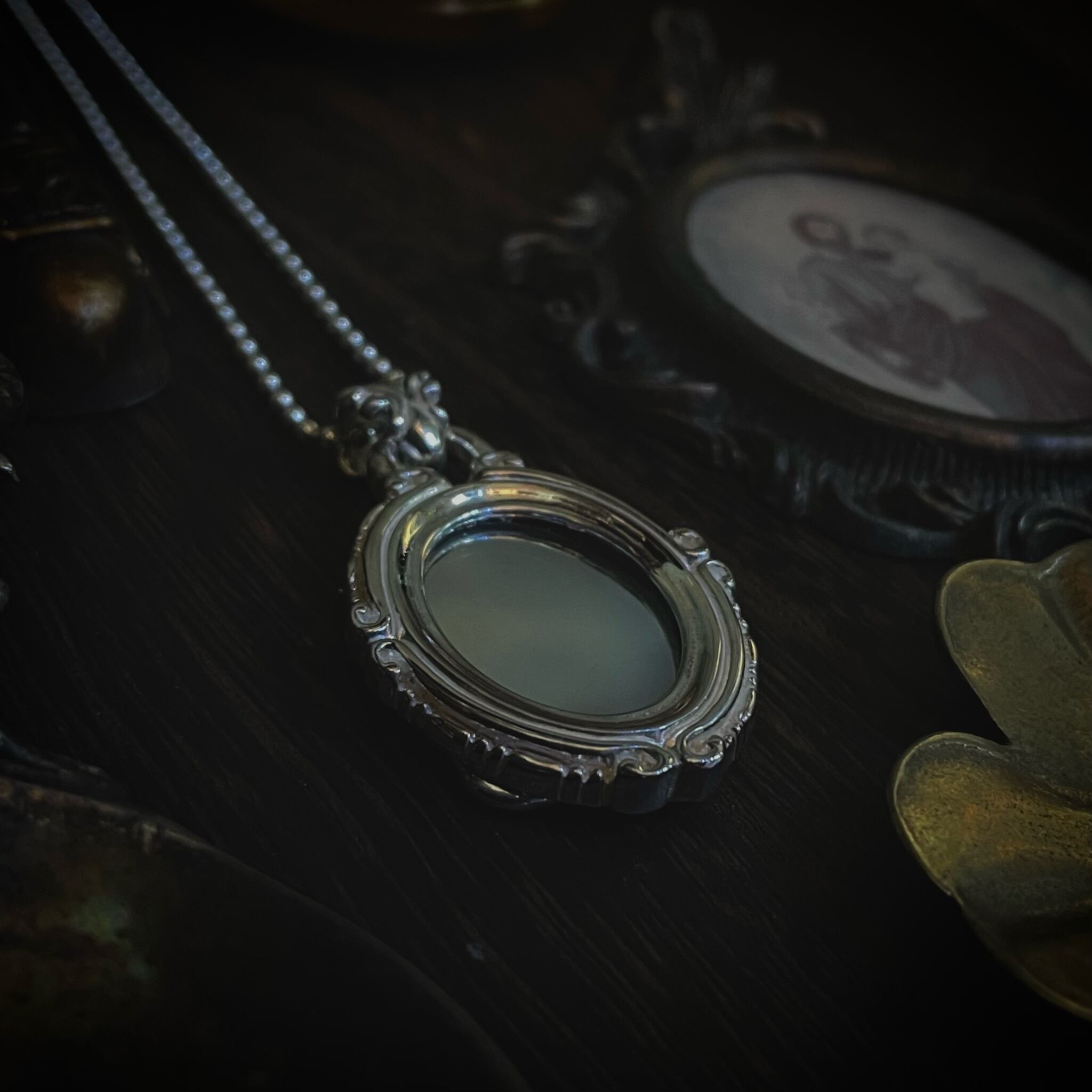 ミラー ペンダント【シルバー925】【鏡】【mirror】SD-223 | SOLID DESIGN®
