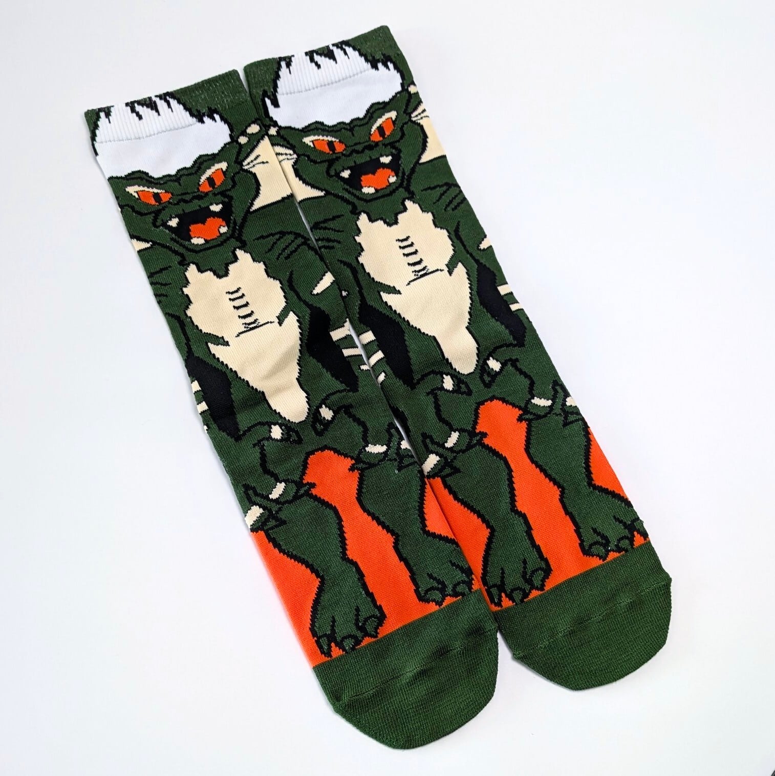 【 crew socks / クルーソックス 】『 グレムリン / ストライプ 』 靴下 / ソックス 〚アメリカン雑貨 アメトイ〛