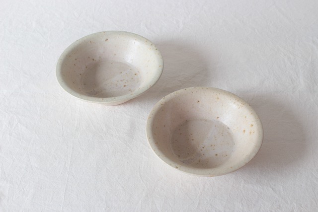 【日月窯 三井亮】リムボウルM　すもも灰釉　A・B