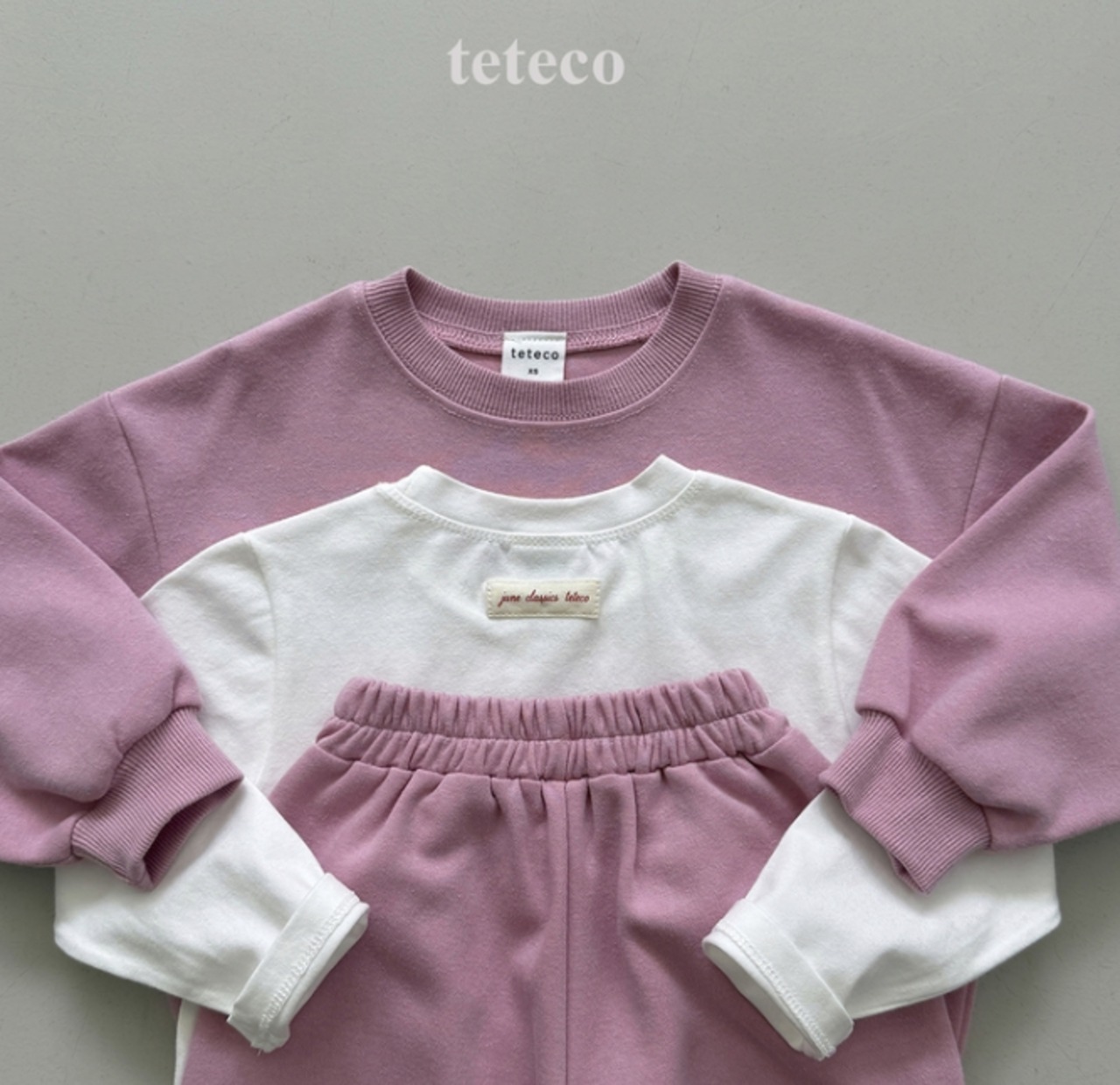 【取寄】teteco テテコ上下セット｜秋服｜韓国子供服｜ 26/AT