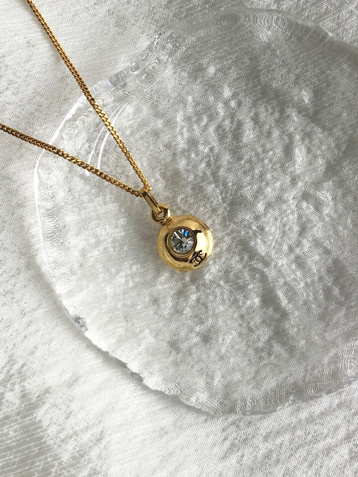 CHANEL シャネル ネックレス ゴールド ココマーク ストーン vintage 