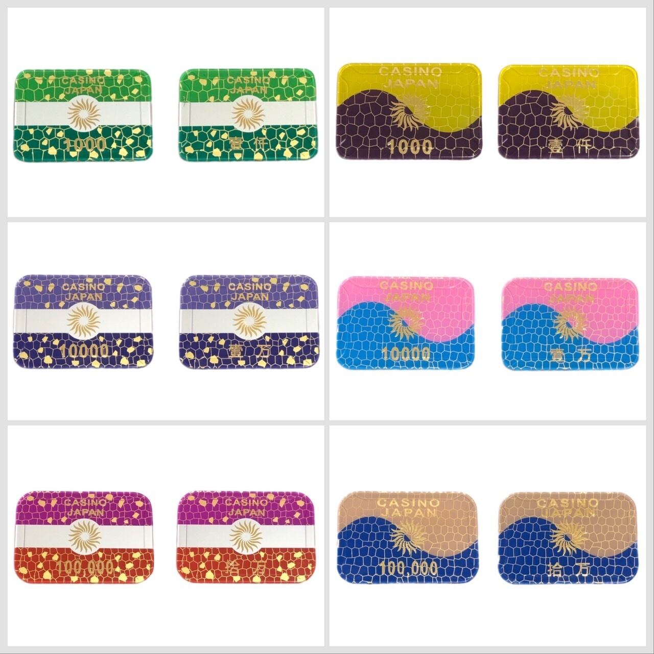 WSOP-GGPoker ポーカー用プラスチックトランプ 赤・青セット 100