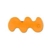 〈 REPOSE AMS 23AW 〉wavy hair clip / glory orange